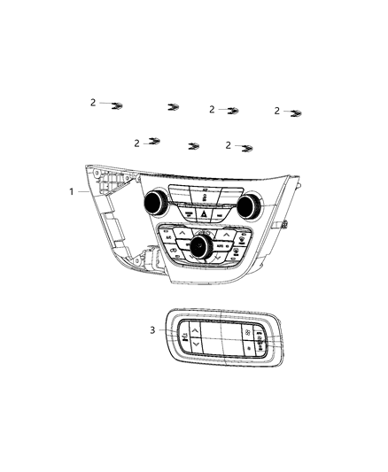 1991 Jeep Comanche Control A/C And Heater Diagram for 6WL30PD2AA