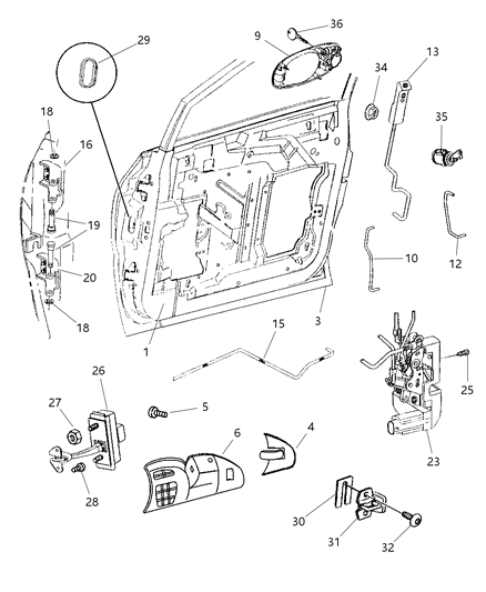 Washer Door Hinge Pivot Diagram for 4754778