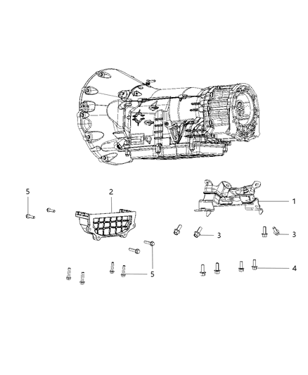 2014 Jeep Wrangler Screw [M8X1.25X58.00] Diagram for 6508082AA