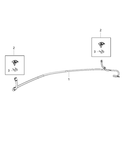 2016 Chrysler 300 Nozzle Washer Headlamp Right Diagram for 5XJ16ZZZAC