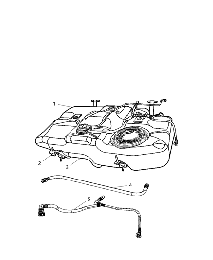 Tank Fuel Diagram for 5105136AE