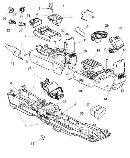 Smokers Package Diagram for 4678831AB