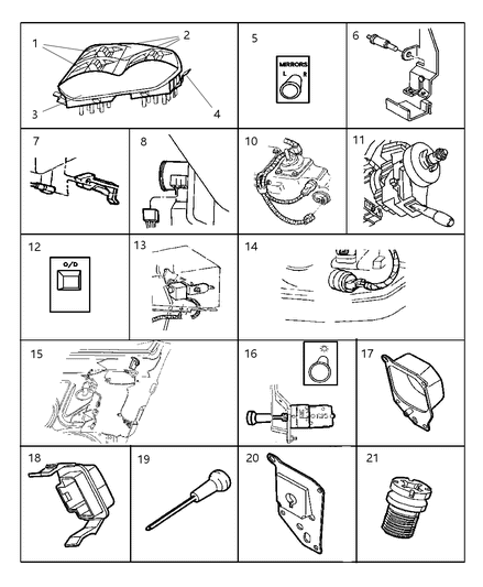 Switch Stop Lamp Diagram for 4671334