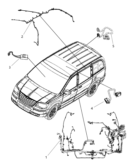 Wiring Unified Body Diagram for 4869665AH