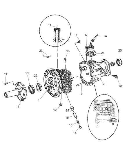 2022 Ram 1500 Classic Seal Extension Diagram for 4864409