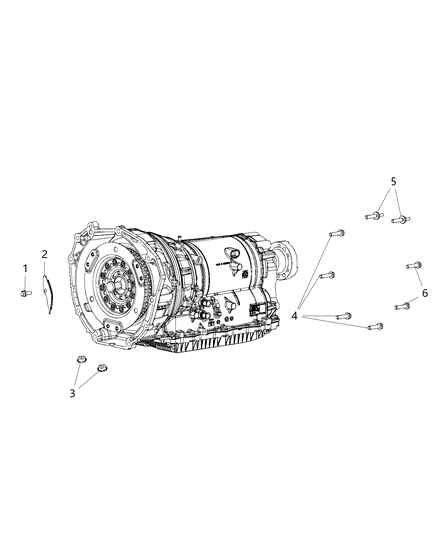 2021 Ram 1500 Cover Transmission Dust Diagram for 53034177AF