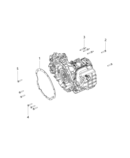 Cover Transmission Dust Diagram for 68064369AB