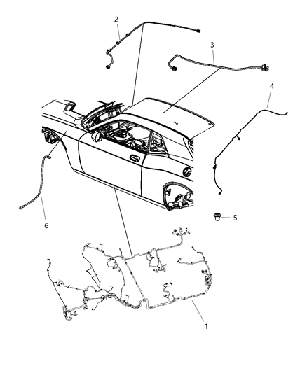 Wiring Mirror Jumper Diagram for 4607680AA