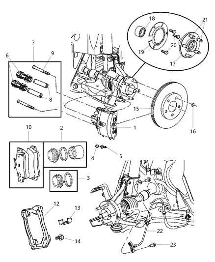Rotor Brake Diagram for 2AMV3038AA