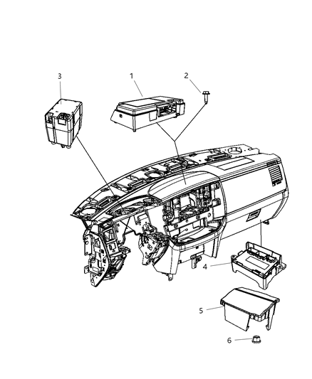 2002 Jeep Liberty Module Transfer Case Control Diagram for 56029559AB