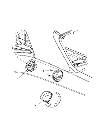 Nameplate Fuel Diagram for 68054862AA