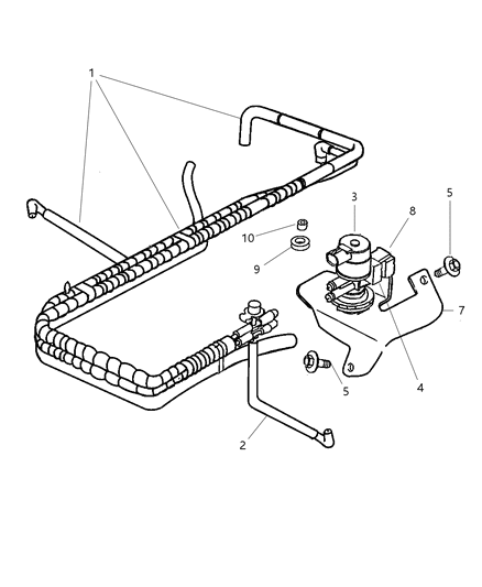 2025 Ram 3500 Harness Vacuum Diagram for 53032981AB