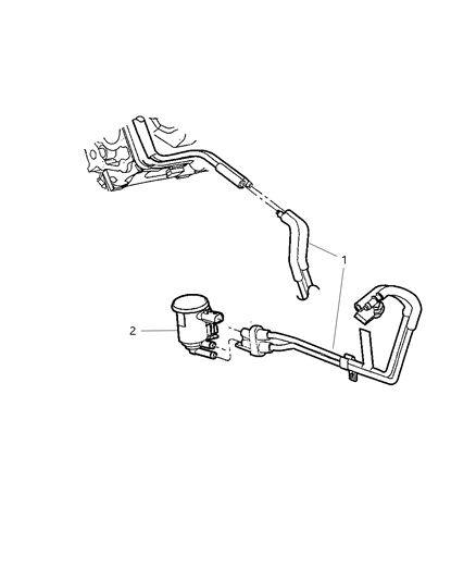 2003 Dodge Intrepid Harness Vapor Diagram for 4578209AB