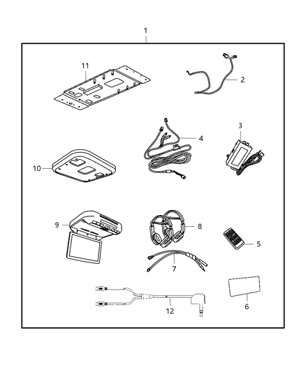 Harness Wiring Diagram for 68033634AB