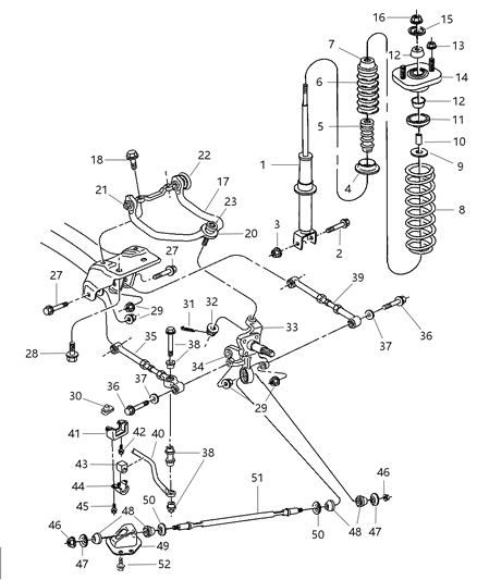 Bushing, Sway Bar (Rubber Ms - Z77) Diagram for 4695744