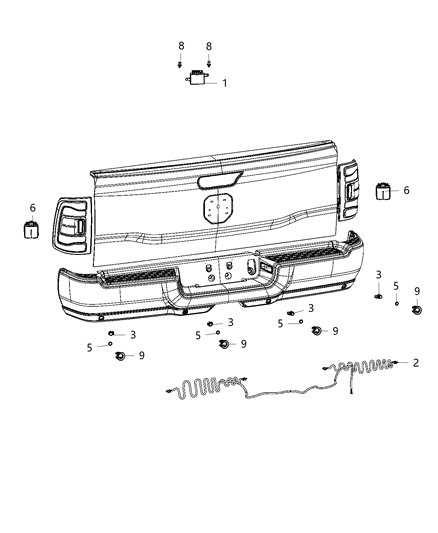 1984 Dodge Rampage Wiring Jumper Diagram for 68397412AA