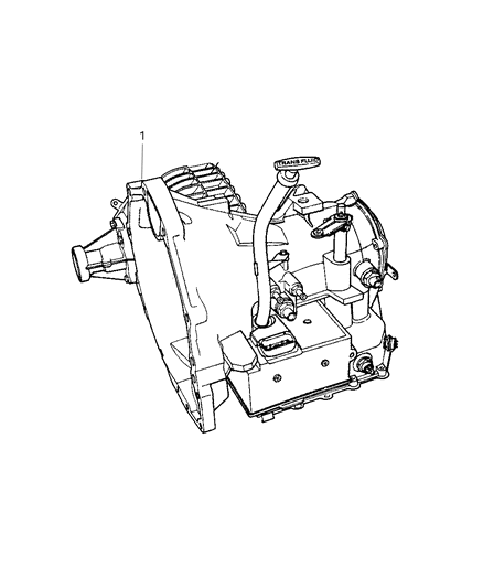 Torque Converter Diagram for RL044667AA