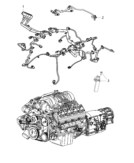 Wiring Engine Diagram for 5035458AD
