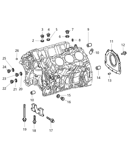 2022 Jeep Grand Cherokee L Bolt Diagram for 5175322AA