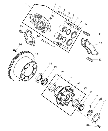 Bolt Diagram for 5003466AA