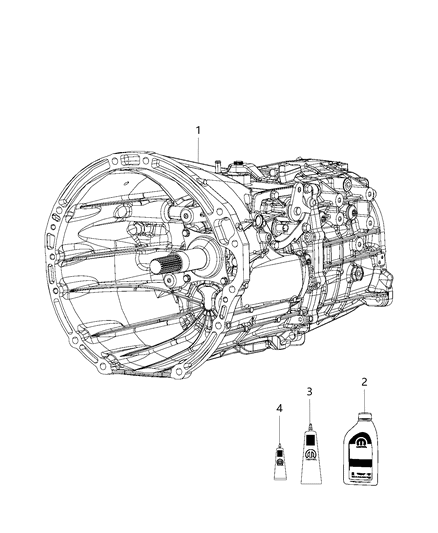 2009 Jeep Commander Transmission 6 Speed Diagram for 5106257AE