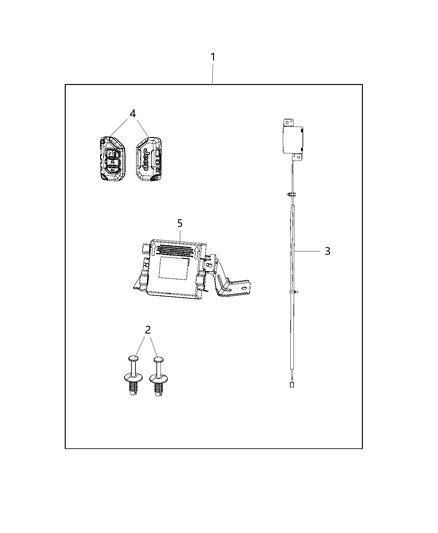 Remote Start Complete Diagram for 82215865AC