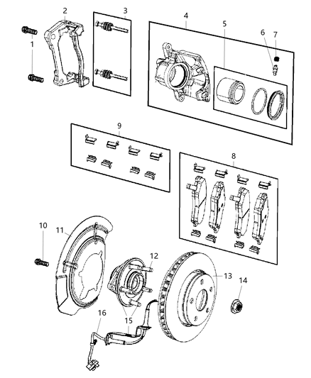 2025 Jeep Grand Wagoneer L Nut And Washer Hexagon Lock Diagram for 68004083AA