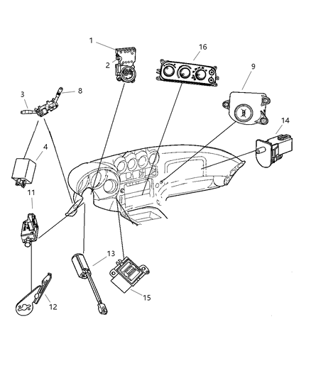 Switch Ignition Diagram for 4685719AC