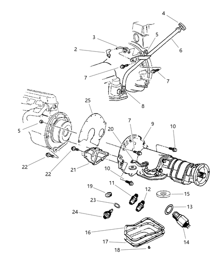 O Ring Transmission Speedometer Adapter Diagram for 6035709
