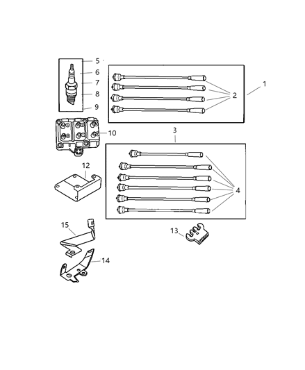 Coil Ignition Diagram for 4609103AB