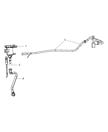 1993 Dodge B250 Hose Diagram for 4578630AC