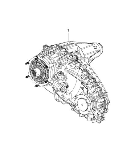 Transfer Case - BW 44-47 Diagram for 5146621AJ