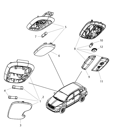 1993 Dodge D250 Lamp Reading Diagram for 1CJ11DW1AA