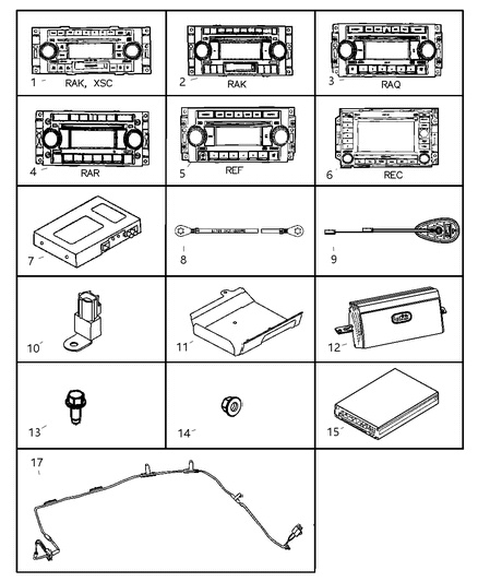 Wiring Receiver Diagram for 56043305AD