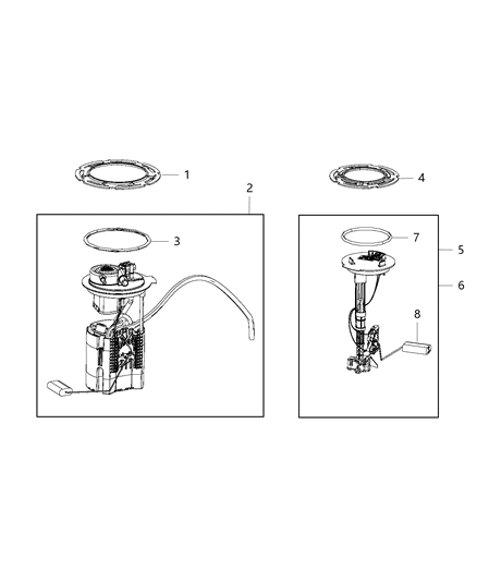 Module Kit Level Unit Diagram for 68217193AD