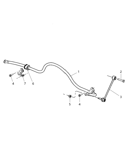 2025 Jeep Grand Cherokee Stabilizer Bar Rear Suspension Diagram for 52089484AC