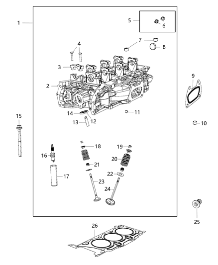 1992 Dodge Ram 50 Spark Plug Diagram for SP225755AA