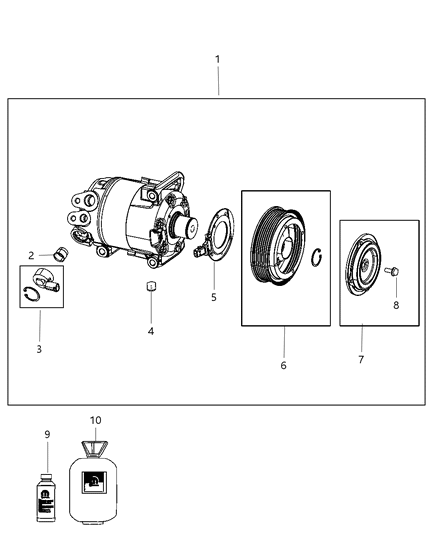 2013 Dodge Dart Plug Drain Diagram for 68166502AA
