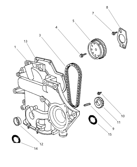 Gasket, Chain Case Cover (Also In Package) Diagram for 4621958