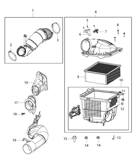 Duct Clean Air Diagram for 53032944AK