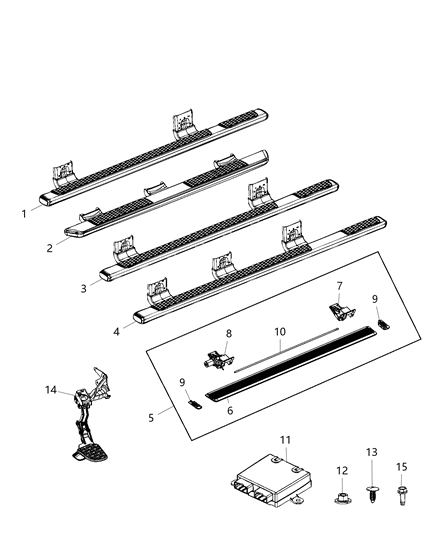 Step Side Diagram for 68309999AA