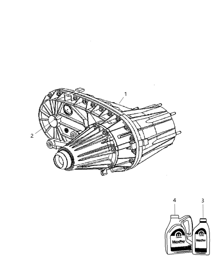 2001 Chrysler LHS Transfer Case Nvg271 See Note Diagram for 52123022AA