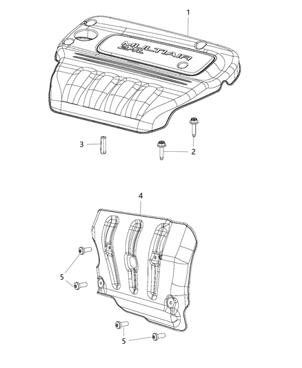 Cover Engine Diagram for 4627875AF