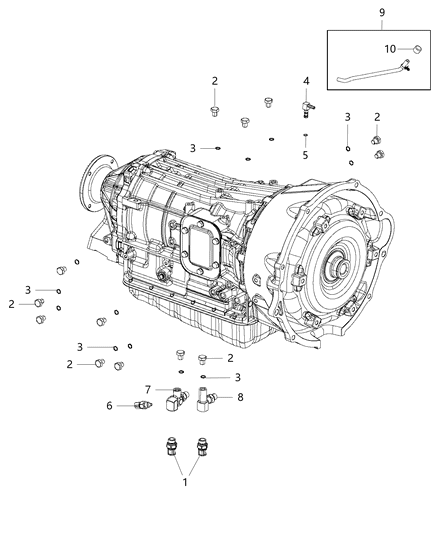 1987 Dodge Ramcharger Vent Transmission Diagram for 4627914AA