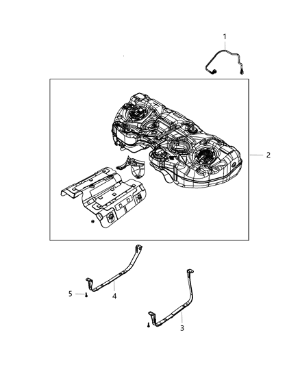 1985 Dodge Ram 50 Tube Fuel Supply Diagram for 68340237AC