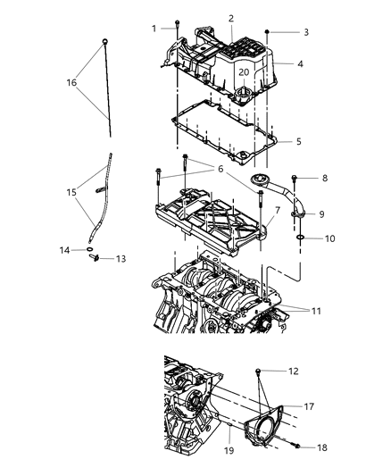 Pan Oil Diagram for 4892171AD