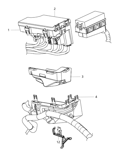 Module Totally Integrated Power Diagram for 4692346AD