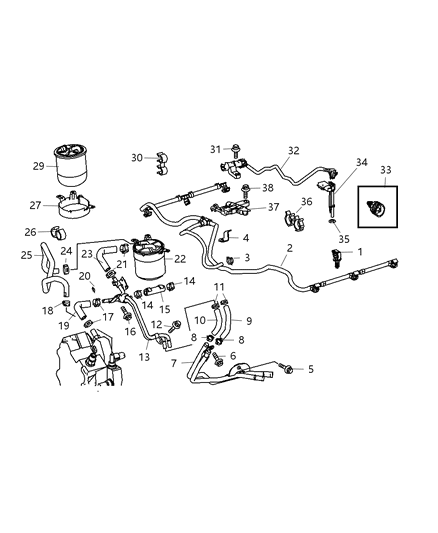 Bolt Torx Head M6.0X1.00X14.00 Diagram for 6104681AA