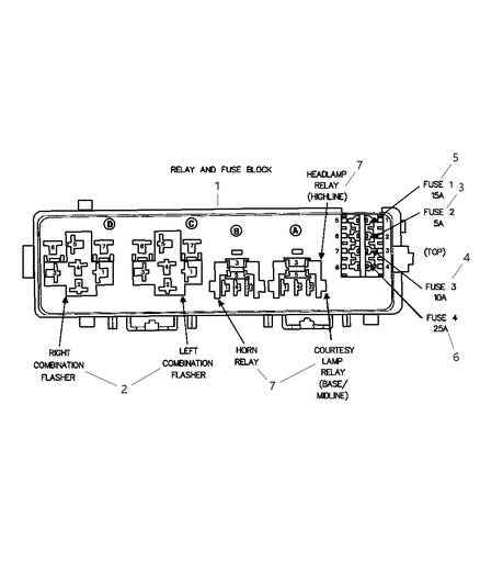 Turn Signal Flasher Diagram for 68499031AA