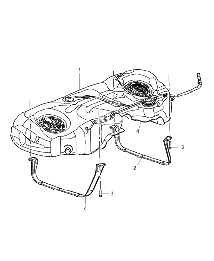 Tank Fuel Diagram for 5135172AB